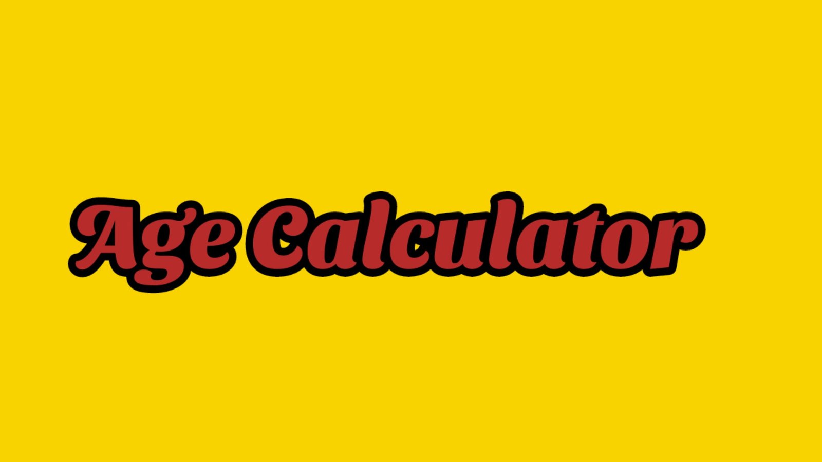 Age Calculator Engine To Electric Age calculator engine to electric