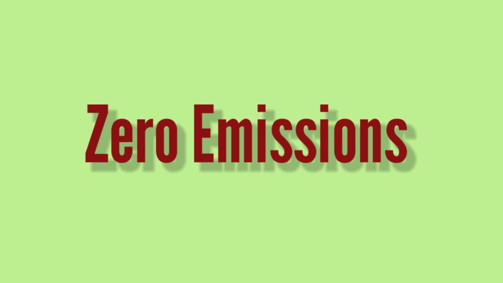 Zero emissions