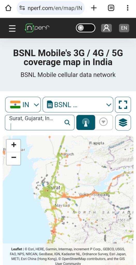 Surat मे BSNL के Network