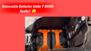 Electric scooter with removable batteries