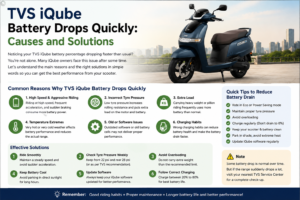 TVS iQube Battery Drops