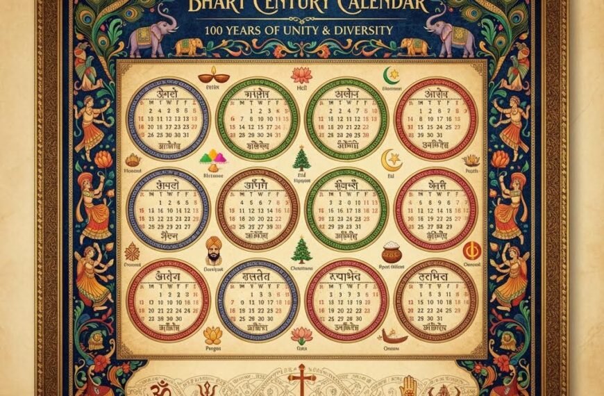 100 year Indian calendar