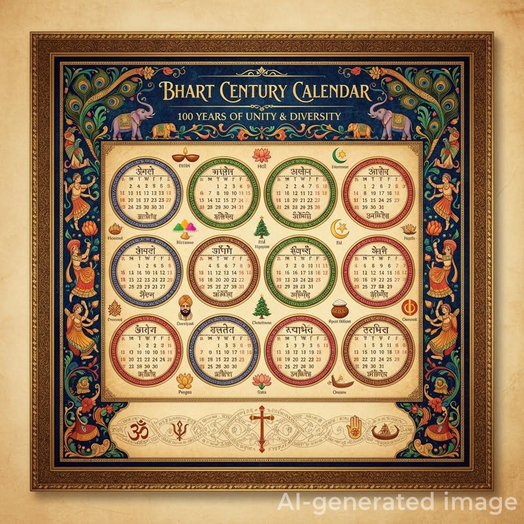 100 year Indian calendar