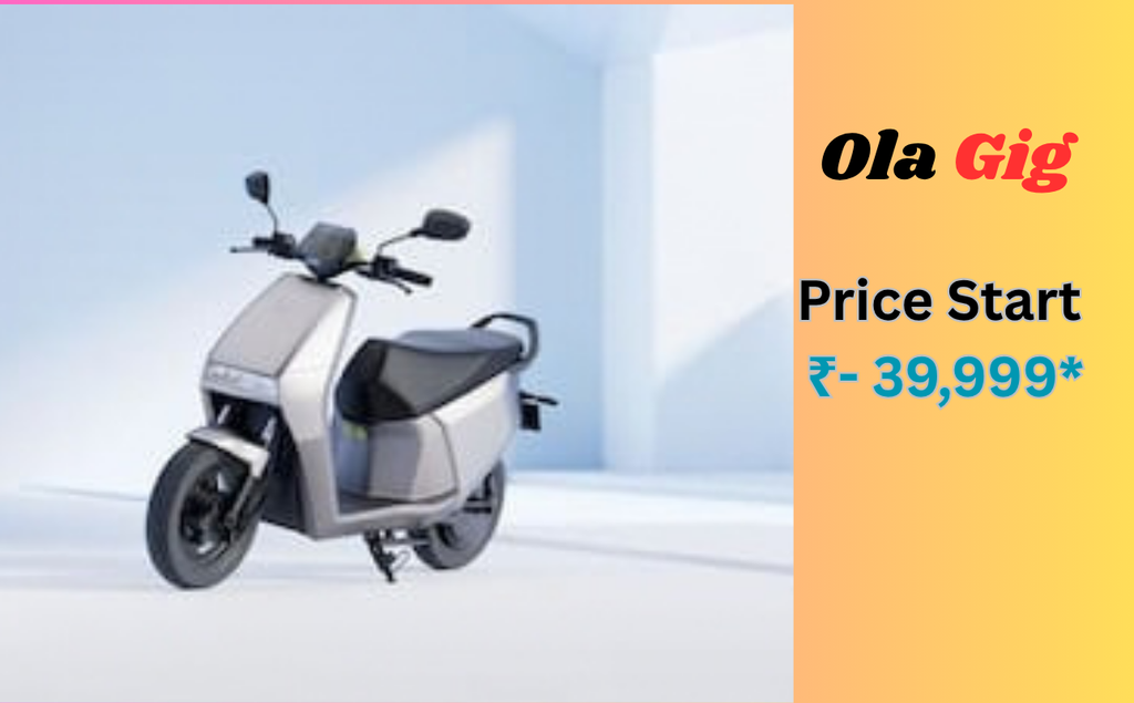 Ola Gig Electric Scooters without licence