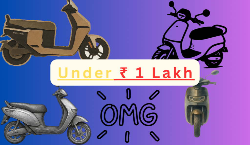 Best electric scooters under ₹ 1 lakh