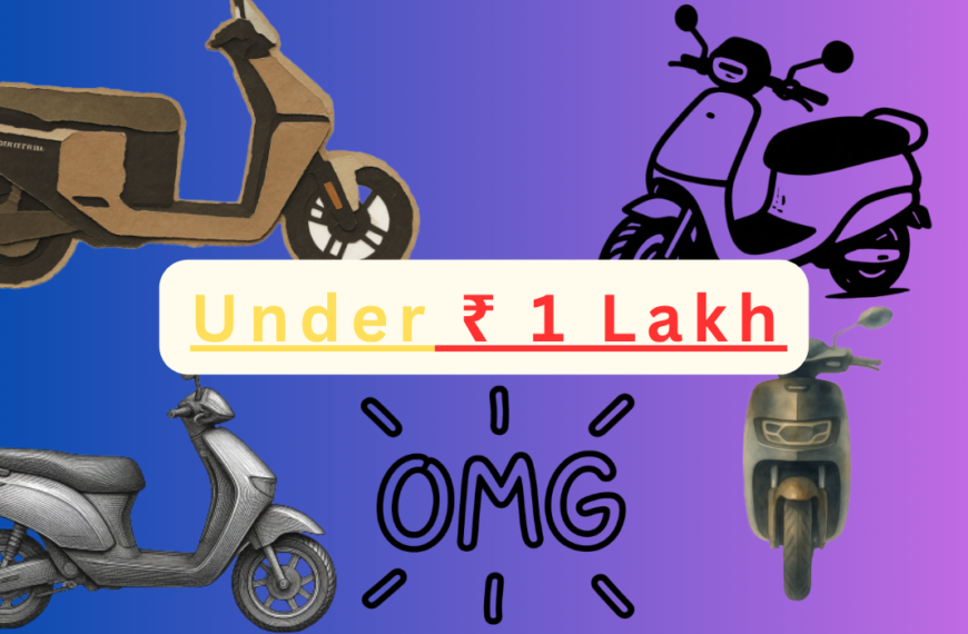 Best electric scooters under ₹ 1 lakh