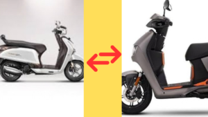 Exchange petrol vehicle to electric scooters