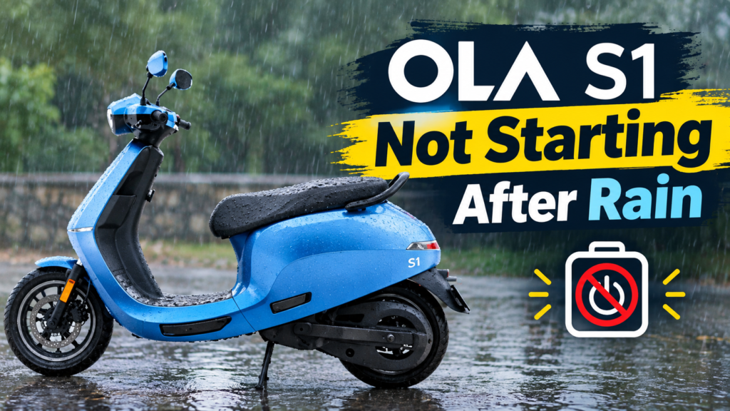 Ola S1 Not Starting After Rain