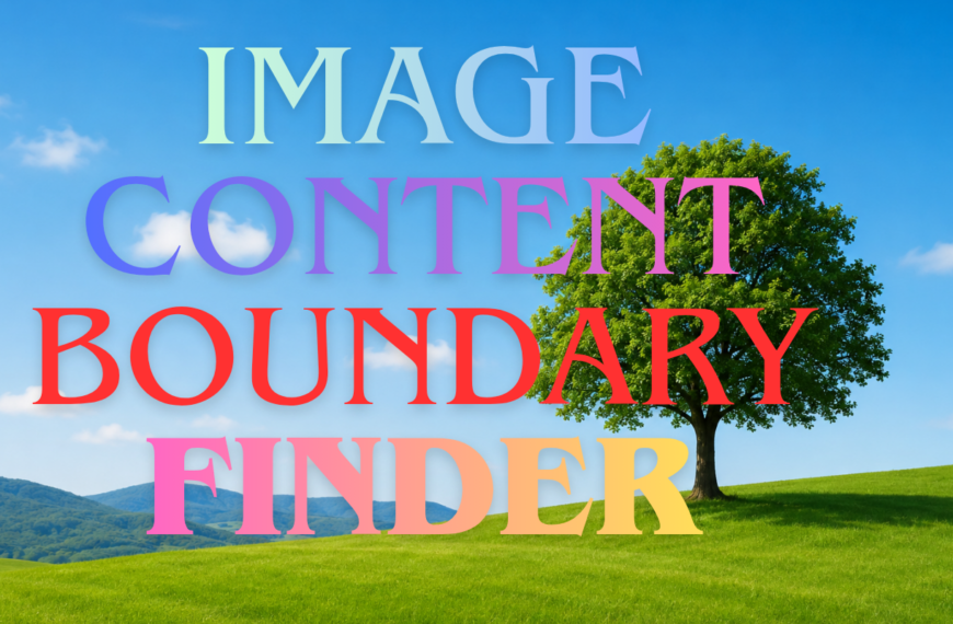 image content boundary finder