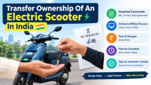 Transfer Ownership Of An Electric Scooter In India